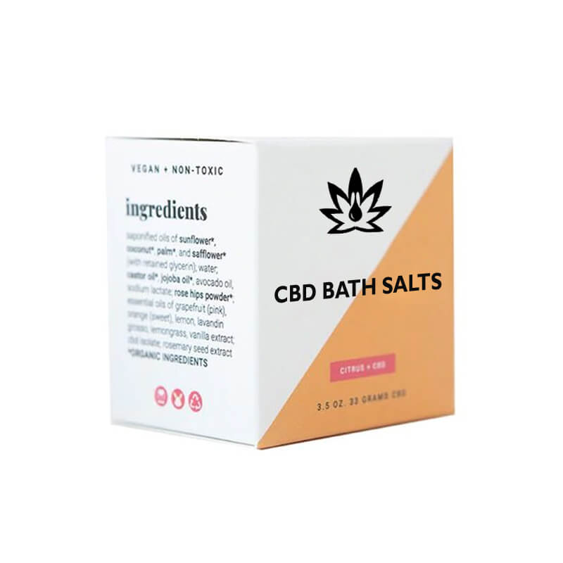 CBD Bath Salts Boxes